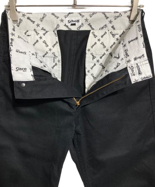 Schott（ショット）Schott (ショット) TC WORK PANTS/TCワークパンツ ブラック サイズ:Sの古着・服飾アイテム