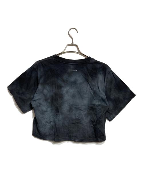MM6 Maison Margiela（エムエムシックスメゾンマルジェラ）MM6 Maison Margiela (エムエムシックスメゾンマルジェラ) タイダイ染めTシャツ ブラック サイズ:XSの古着・服飾アイテム