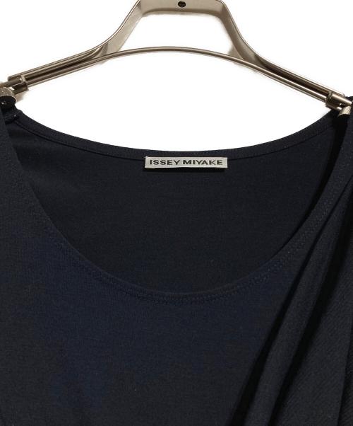 ISSEY MIYAKE（イッセイミヤケ）ISSEY MIYAKE (イッセイミヤケ) レイヤードカットソー/Layered cut and sew ネイビー サイズ:2の古着・服飾アイテム