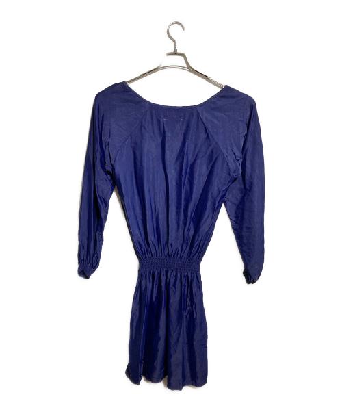 MM6 Maison Margiela（エムエムシックスメゾンマルジェラ）MM6 Maison Margiela (エムエムシックスメゾンマルジェラ) 長袖ワンピース/Long-sleeved dress ネイビー サイズ:38の古着・服飾アイテム