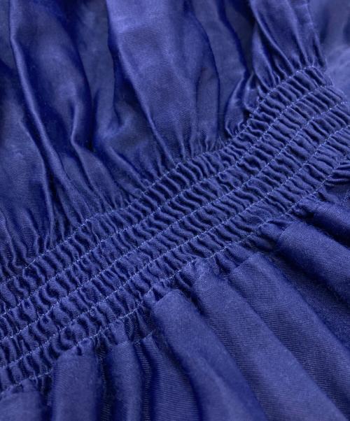 MM6 Maison Margiela（エムエムシックスメゾンマルジェラ）MM6 Maison Margiela (エムエムシックスメゾンマルジェラ) 長袖ワンピース/Long-sleeved dress ネイビー サイズ:38の古着・服飾アイテム