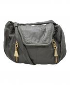 SEE BY CHLOEシーバイクロエ）の古着「フリンジワンショルダーバッグ/Fringed one-shoulder bag」｜グレー