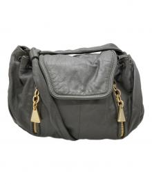 SEE BY CHLOE（シーバイクロエ）の古着「フリンジワンショルダーバッグ/Fringed one-shoulder bag」｜グレー