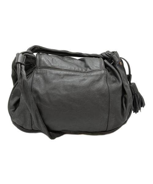SEE BY CHLOE（シーバイクロエ）SEE BY CHLOE (シーバイクロエ) フリンジワンショルダーバッグ/Fringed one-shoulder bag グレーの古着・服飾アイテム