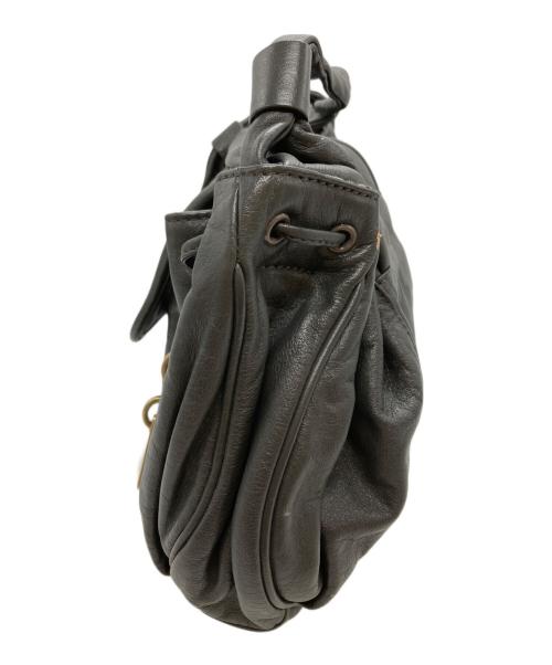 SEE BY CHLOE（シーバイクロエ）SEE BY CHLOE (シーバイクロエ) フリンジワンショルダーバッグ/Fringed one-shoulder bag グレーの古着・服飾アイテム
