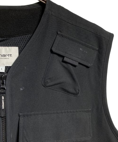 Carhartt WIP（カーハート ワーク イン プログレス）Carhartt WIP (カーハート ワーク イン プログレス) ELMWOOD VEST/エルムウッド ベスト ブラック サイズ:Ｌの古着・服飾アイテム