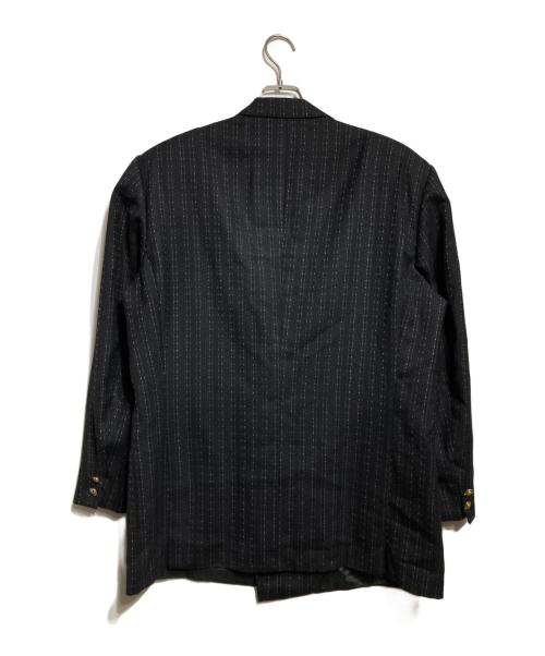 GIANNI VERSACE（ジャンニ・ヴェルサーチ）GIANNI VERSACE (ジャンニ・ヴェルサーチ) メデューサボタンダブルセットアップ ブラック サイズ:52の古着・服飾アイテム