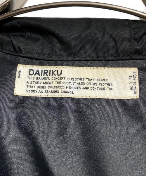 DAIRIKU（ダイリク）DAIRIKU (ダイリク) アノラックパーカー ブラック サイズ:ONESIZEの古着・服飾アイテム