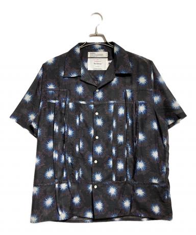 『DAIRIKU』 アロハシャツ 23SS 総柄　フラワー　ブラック　L 中古・古着通販】DAIRIKU (ダイリク) FLOWER ALOHA SHIRT/フラワー