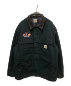 CarHarttカーハート）の古着「企業ロゴダックトラディショナルジャケット」｜ブラック