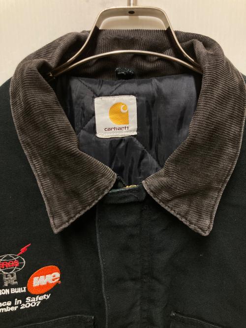 CarHartt（カーハート）CarHartt (カーハート) 企業ロゴダックトラディショナルジャケット ブラック サイズ:不明の古着・服飾アイテム