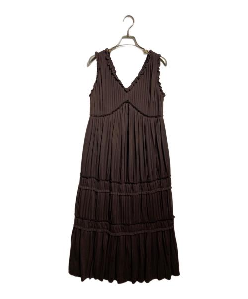 HER LIP TO（ハーリップトゥ）Her lip to (ハーリップトゥ) Must Have Summer Dress ブラウン サイズ:Sの古着・服飾アイテム