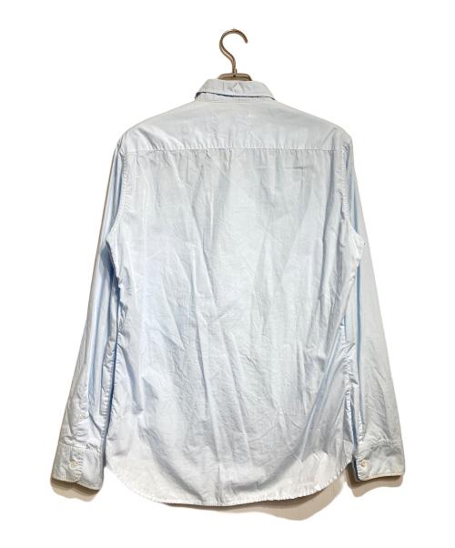 Maison Margiela（メゾンマルジェラ）Maison Margiela (メゾンマルジェラ) ガーメントダイコットンポプリンスリムシャツ ブルー サイズ:40の古着・服飾アイテム