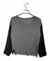 MM6 Maison Margiela (エムエムシックスメゾンマルジェラ) 切替カットソー/Panel-detail cut-and-sew top グレー サイズ:XS：9000円