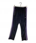 Needlesニードルズ）の古着「Narrow Track Pant/ナロートラックパンツ」｜ブラック×パープル