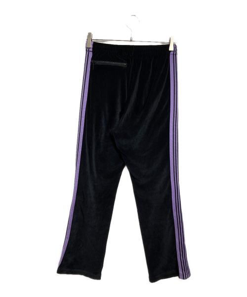 Needles（ニードルズ）Needles (ニードルズ) Narrow Track Pant/ナロートラックパンツ ブラック×パープル サイズ:XSの古着・服飾アイテム