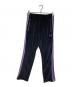 Needles（ニードルズ）の古着「Narrow Track Pant/ナロートラックパンツ」｜ブラック×パープル