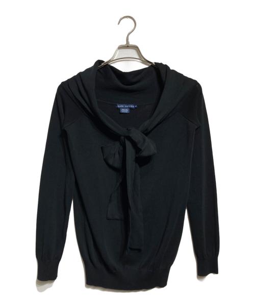 RALPH LAUREN（ラルフローレン）RALPH LAUREN (ラルフローレン) リボンデザインニット ブラック サイズ:Mの古着・服飾アイテム
