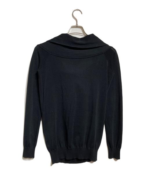 RALPH LAUREN（ラルフローレン）RALPH LAUREN (ラルフローレン) リボンデザインニット ブラック サイズ:Mの古着・服飾アイテム