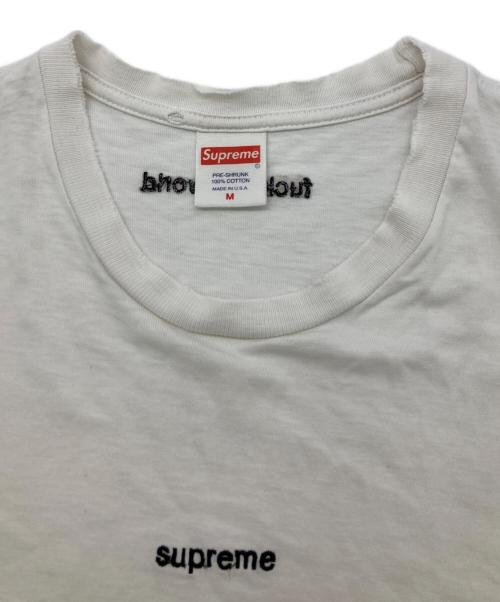 SUPREME（シュプリーム）Supreme (シュプリーム) 半袖Tシャツ ホワイト サイズ:Mの古着・服飾アイテム
