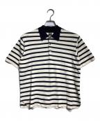 BATONERバトナ―）の古着「SMOOTH KNIT POLO/スムースニットポロ」｜ブラック