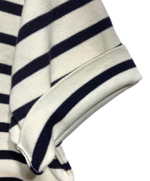 BATONER（バトナ―）BATONER (バトナ―) SMOOTH KNIT POLO/スムースニットポロ ブラックの古着・服飾アイテム