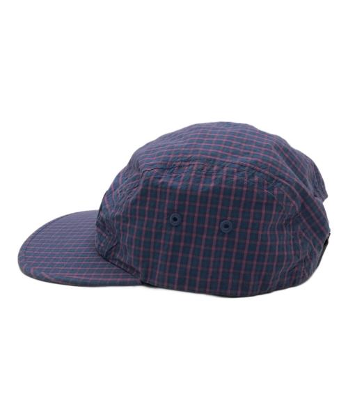 SUPREME（シュプリーム）Supreme (シュプリーム) Cordura Plaid Camp Cap パープルの古着・服飾アイテム