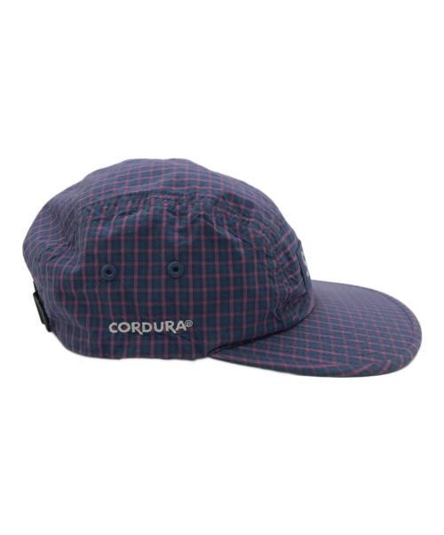 SUPREME（シュプリーム）Supreme (シュプリーム) Cordura Plaid Camp Cap パープルの古着・服飾アイテム