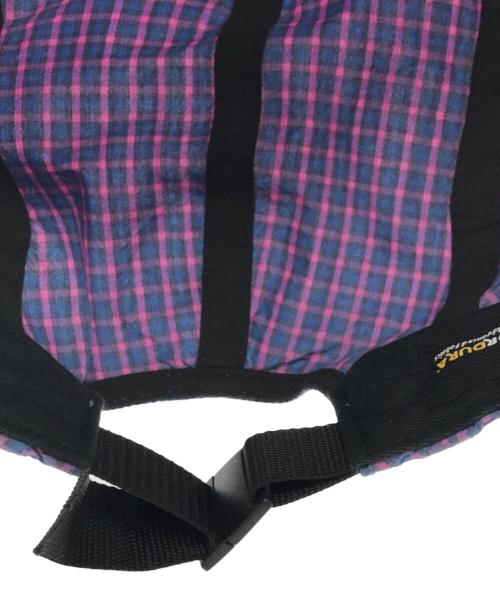 SUPREME（シュプリーム）Supreme (シュプリーム) Cordura Plaid Camp Cap パープルの古着・服飾アイテム