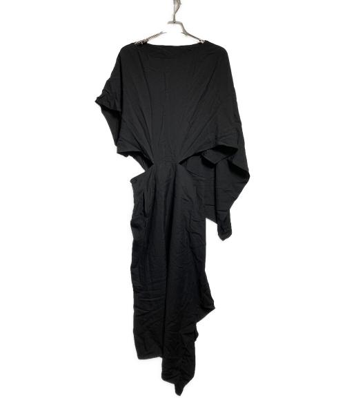 LIMI feu（リミフゥ）LIMI feu (リミフゥ) 変形デザインワンピース/Deformed design dress ブラック サイズ:2の古着・服飾アイテム