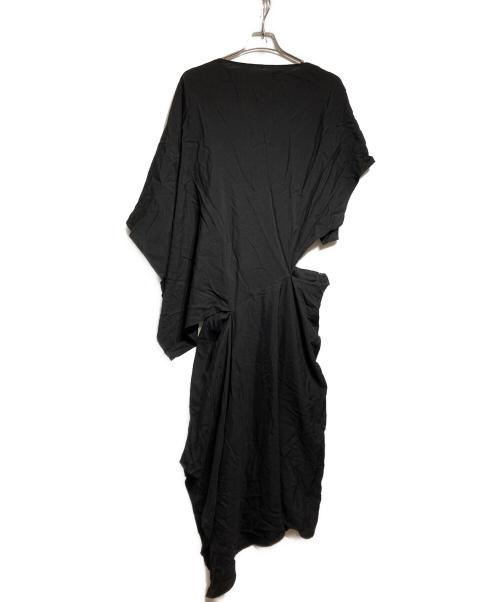 LIMI feu（リミフゥ）LIMI feu (リミフゥ) 変形デザインワンピース/Deformed design dress ブラック サイズ:2の古着・服飾アイテム