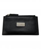 MM6 Maison Margielaエムエムシックスメゾンマルジェラ）の古着「NUMERIC BIFOLD WALLET」｜ブラック