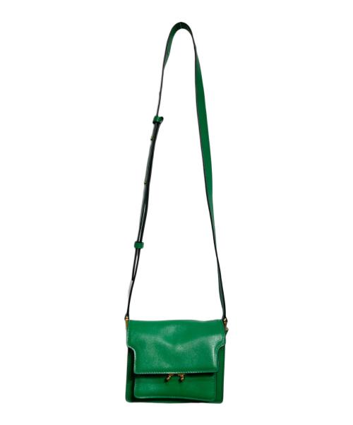 MARNI（マルニ）MARNI (マルニ) トランクソフトミニショルダーバッグ グリーンの古着・服飾アイテム