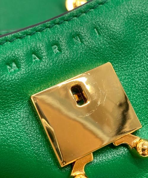 MARNI（マルニ）MARNI (マルニ) トランクソフトミニショルダーバッグ グリーンの古着・服飾アイテム