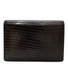 GLAD HAND×Speakeasy（グラッドハンド×スピークイージー）の古着「CARD CASE "LIZARD"/カードケース リザード」｜ブラック
