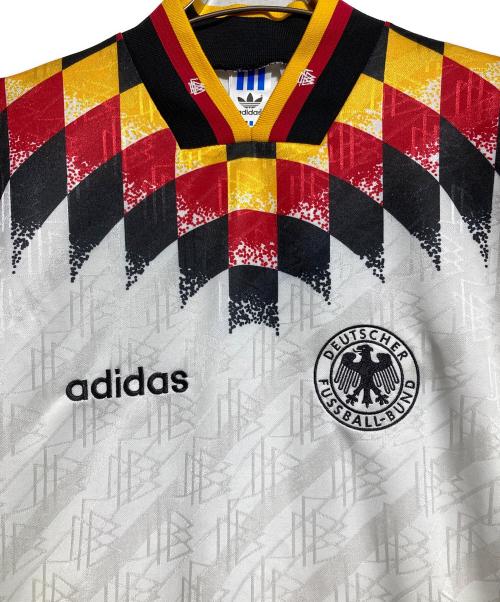 adidas（アディダス）adidas (アディダス) ドイツ代表1994年復刻ユニフォーム ホワイト サイズ:S 未使用品の古着・服飾アイテム