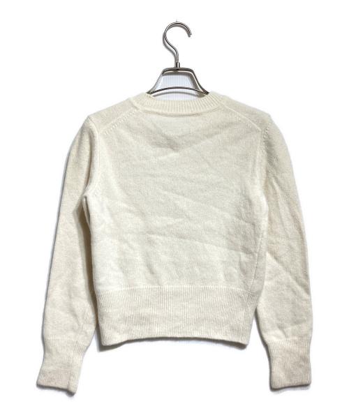 Vivienne Westwood ANGLOMANIA（ヴィヴィアンウエストウッドアングロマニア）Vivienne Westwood ANGLOMANIA (ヴィヴィアンウエストウッドアングロマニア) オーブ刺繍ニット/Embroidered knitwear アイボリー サイズ:XSの古着・服飾アイテム