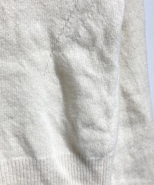 Vivienne Westwood ANGLOMANIA（ヴィヴィアンウエストウッドアングロマニア）Vivienne Westwood ANGLOMANIA (ヴィヴィアンウエストウッドアングロマニア) オーブ刺繍ニット/Embroidered knitwear アイボリー サイズ:XSの古着・服飾アイテム