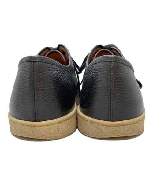 JOHN LOBB（ジョンロブ）JOHN LOBB (ジョンロブ) LEVAH シボレザースニーカー ブラック サイズ:9-1/2の古着・服飾アイテム