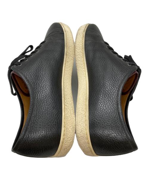 JOHN LOBB（ジョンロブ）JOHN LOBB (ジョンロブ) LEVAH シボレザースニーカー ブラック サイズ:9-1/2の古着・服飾アイテム