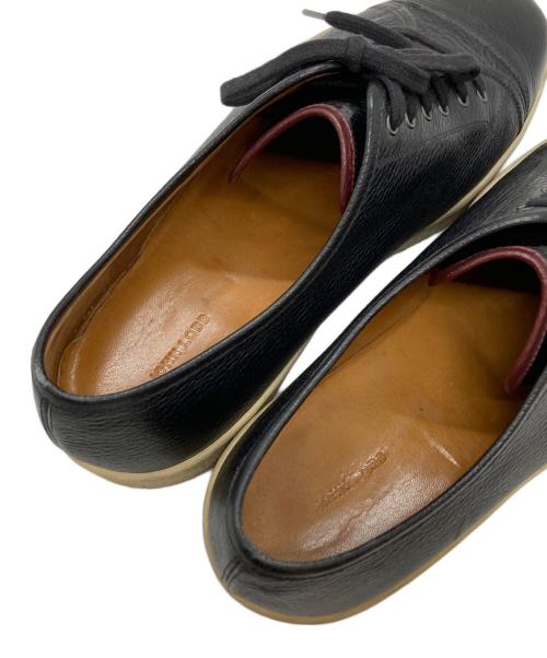 JOHN LOBB（ジョンロブ）JOHN LOBB (ジョンロブ) LEVAH シボレザースニーカー ブラック サイズ:9-1/2の古着・服飾アイテム