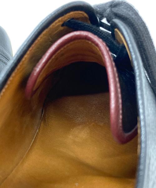 JOHN LOBB（ジョンロブ）JOHN LOBB (ジョンロブ) LEVAH シボレザースニーカー ブラック サイズ:9-1/2の古着・服飾アイテム