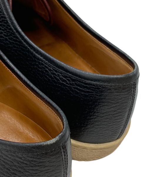 JOHN LOBB（ジョンロブ）JOHN LOBB (ジョンロブ) LEVAH シボレザースニーカー ブラック サイズ:9-1/2の古着・服飾アイテム