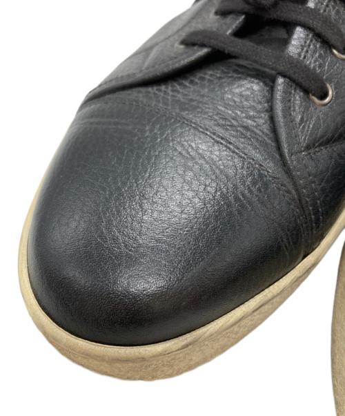 JOHN LOBB（ジョンロブ）JOHN LOBB (ジョンロブ) LEVAH シボレザースニーカー ブラック サイズ:9-1/2の古着・服飾アイテム