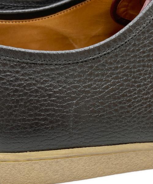 JOHN LOBB（ジョンロブ）JOHN LOBB (ジョンロブ) LEVAH シボレザースニーカー ブラック サイズ:9-1/2の古着・服飾アイテム