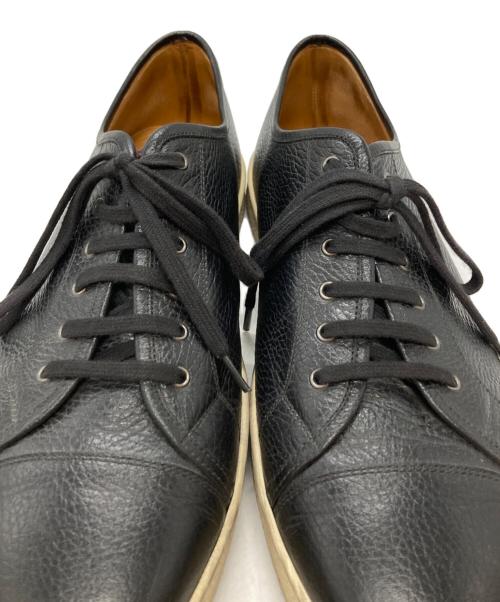 JOHN LOBB（ジョンロブ）JOHN LOBB (ジョンロブ) LEVAH シボレザースニーカー ブラック サイズ:9-1/2の古着・服飾アイテム