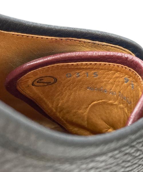 JOHN LOBB（ジョンロブ）JOHN LOBB (ジョンロブ) LEVAH シボレザースニーカー ブラック サイズ:9-1/2の古着・服飾アイテム