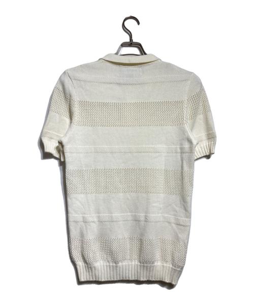 RAF SIMONS（ラフシモンズ）RAF SIMONS (ラフシモンズ) FRED PERRY (フレッドペリー) ニットポロシャツ ホワイト サイズ:XSの古着・服飾アイテム