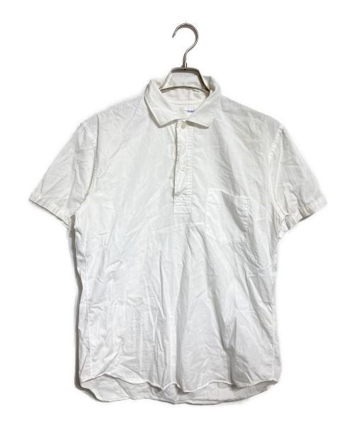 COMME des GARCONS SHIRT（コムデギャルソンシャツ）COMME des GARCONS SHIRT (コムデギャルソンシャツ) 半袖ハーフボタンシャツ/Short-sleeve half-button shirt ホワイト サイズ:Sの古着・服飾アイテム