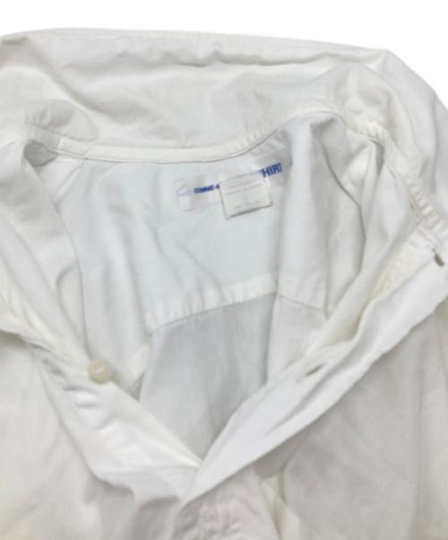 COMME des GARCONS SHIRT（コムデギャルソンシャツ）COMME des GARCONS SHIRT (コムデギャルソンシャツ) 半袖ハーフボタンシャツ/Short-sleeve half-button shirt ホワイト サイズ:Sの古着・服飾アイテム